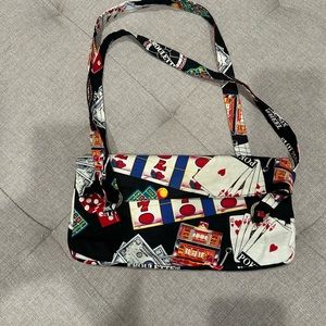 Casino themed homemade purse
